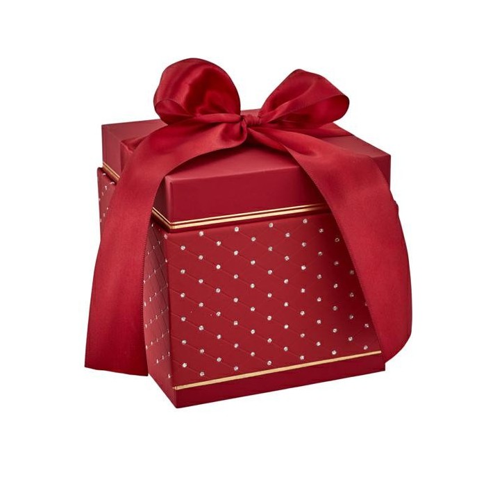 RED SCATOLA QUADRATA PICCOLA 12.4X12.4X12.2